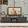 欧式实木电视柜客厅大理石茶几组合小户型电视机柜新古典奢华家具