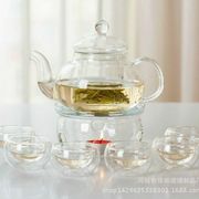 玻璃整套花草茶具，花茶壶带过滤功夫茶具套装