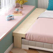 拼接床加宽床实木儿童床，男孩加床拼床定制宝宝，小床拼接大床婴儿床