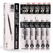 日本进口uni三菱笔芯umr-8385n中性，笔芯适用于umn-155按动中性笔，学生考试黑色水笔替芯0.380.5mm
