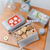 烘焙曲奇饼干铁盒包装可可脆片雪花酥牛轧糖果大号长方形空礼盒子