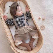 婴儿包屁衣0-2岁女宝宝，秋装婴儿吊带，哈衣婴儿连体衣周岁礼服el203