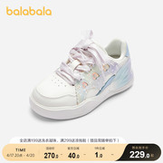 商场同款巴拉巴拉童鞋儿童低帮板鞋女童2024春秋甜美鞋子