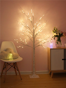 圣诞节装饰白桦树彩灯客厅卧室布置浪漫房间装饰创意礼物网红生日