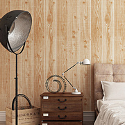 3d立体木头条纹中式仿木纹，墙纸原木色复古木板吊顶阁楼天花板壁纸