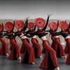 翘边红色花腰竹编斗笠成人少数民族儿童舞蹈表演傣族舞蹈服装帽子