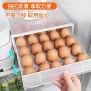 冰箱鸡蛋收纳盒厨房冰箱，家用饺子盒塑料抽屉式鸡蛋，盒保鲜收纳盒子