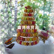 创意马卡龙塔架子10层婚礼甜品装饰模型展示多功能透明蛋糕架