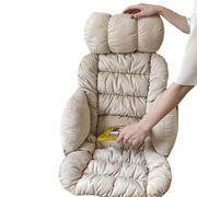 电热坐垫办公室懒人靠背一体加热背垫护腰椅子垫卧室单人电热椅垫
