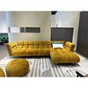 布艺沙发意式轻奢简约模块沙发，北欧设计师别墅客厅豆腐块转角沙发