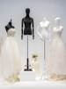 婚纱模特展示架女装店半身人体黑白色礼服拍摄道具服装店假人台