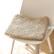 小沙卷毛纯羊毛沙发垫羊毛椅垫方垫凳子垫咖啡椅餐椅垫地毯飘窗垫