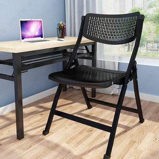 定制办公室折叠椅子靠背宿舍书桌简易凳子生学习舒适久坐电脑座椅