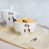 茶茶向上日本制美浓烧陶瓷碗可爱猫咪饭碗汤碗儿童碗创意结婚礼物