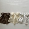 Aosta韩国童装24夏女婴小童宝宝薄棉甜美公主泡泡短袖连衣裙