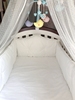 香港五星级酒店婴儿床上用品，十件套纯棉新生儿床品床围机洗