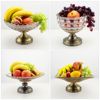 果盘摆件仿真水果模型套装样板间客厅茶几装饰品轻奢欧式玻璃果盆
