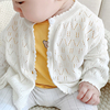 婴儿开衫男女童宝宝针织衫毛衣，婴幼儿外套秋装，上衣纯棉春秋季衣服