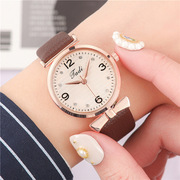 女士手表创意数字皮带石英表考试商务风水钻刻度蝴蝶结皮带手表女