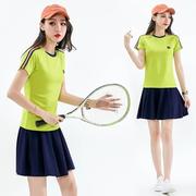 国高尔夫网球裙套装女装，189-f25套装韩夏装(韩夏装，)球显瘦防走光裙裤高夫