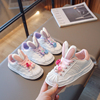 儿童运动鞋2023春季韩版可爱兔耳朵装饰小白鞋低帮女童鞋子