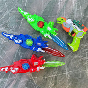 变形玩具恐龙模型百变机器人，变身儿童声光，霸王龙3岁6小男孩