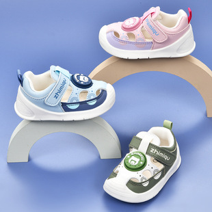 奥特莱斯撤柜凉鞋男夏季儿童学步鞋0一1-2岁软底婴幼儿机能女鞋子