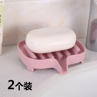 肥皂盒可沥水不积水香皂，盒子卫生间洗手台面，防泡水放香皂托置物架