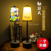 复古led充电酒吧台灯创意定制音乐餐吧桌灯调光咖啡馆台灯定制