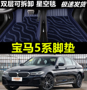 宝马5系520Li 525li 528li GT535li 530li专用真皮全包围汽车脚垫