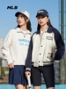 24MLB棒球服男女NY学院风翻领情侣运动休闲夹克外套3AJPV1641