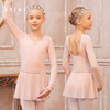 柏屋秋冬儿童芭蕾，舞蹈连体服长袖体操服，形体训练服