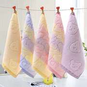 3-10条装小毛巾纯棉儿童洗脸家用成人婴儿方巾柔软吸水口水巾