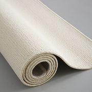 米白色奶油风地毯卧室床边毯高级感客厅茶几毯纯色地垫满铺大面积