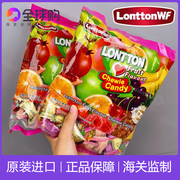 lonttonwf软糖马来西亚进口食品儿童小零食，喜糖果汁水果糖果