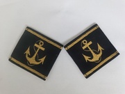 1985年海员，描金织脉铁锚，小方块肩章