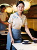 服务员工作服女餐饮中式酒店茶楼餐厅饭店传菜员工定制服夏装短袖