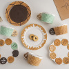 创意饼干系列陶瓷餐具家用点心，甜点蛋糕盘，办公咖啡杯陶瓷马克杯子