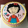 纯手工卡通手绘订奶奶，妈妈艺术创意新鲜生日蛋糕，同城配送老人定制