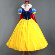欧美大码跨境s-4xl万圣节成人白雪公主，连衣裙演出cosplay一件代发