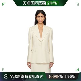 香港直邮潮奢gabrielahearst女士灰白色leiva西装外套