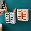 壁挂式筷子篓免打孔家用厨房，筷笼餐具勺子收纳盒，沥水筷筒置物架托