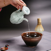 宋代陶瓷点茶工具组合套装仿宋手执壶茶酒壶斗茶抹茶比赛培训练习