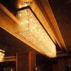 非标灯具酒店工程灯大型长方形，现代水晶灯豪华大堂水晶