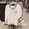 耐克nike男子针织时尚透气运动休闲套头衫，v领毛衣dx0009-133