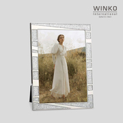 winko闪粉欧式照相框架画框，7寸相框相架创意，摆台照相婚纱照片框架