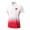 中国队夏季运动短袖t恤polo衫男女运动员，出场校服武术教练团体服