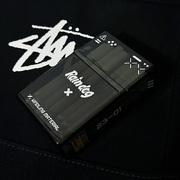 raindog创意黑色透明塑料烟盒20支防水便携装个性礼物