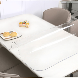 餐桌垫透明pvc塑料桌布防水防油免洗水晶板软，玻璃加厚家用桌面垫