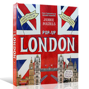 英文原版绘本 Pop-Up London 伦敦精装立体翻翻书 Jennie Maizels 6-12岁儿童课外兴趣阅读书籍正版进口英语提升